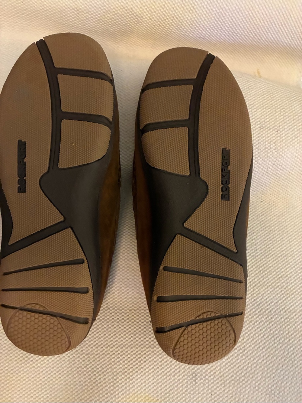 Rockport Men’s Brown Suede Slip-On Moccasin Loafers-size 11.5-12 - Picture 6 of 8